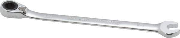 Blackhawk by Proto - 1/4" 12 Point Combination Wrench - 15° Head Angle, 5" OAL, Steel, Chrome Finish - Top Tool & Supply