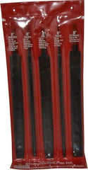 Simonds File - 5 Piece American Pattern File Set - 8" Long, Bastard Coarseness, Set Includes Flat, Half Round, Mill, Round, Square - Top Tool & Supply