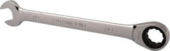 Paramount - 7/8" 12 Point Ratcheting Combination Wrench - 11-7/32" OAL, Chrome Vanadium Steel, Polished Finish - Top Tool & Supply