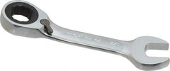 Paramount - 1/2" 12 Point Offset Combination Wrench - 15° Offset Angle, 4-9/32" OAL, Chrome Vanadium Steel, Polished Finish - Top Tool & Supply