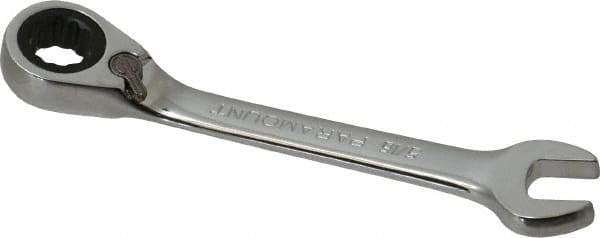 Paramount - 5/16" 12 Point Offset Combination Wrench - 15° Offset Angle, 3-1/2" OAL, Chrome Vanadium Steel, Polished Finish - Top Tool & Supply