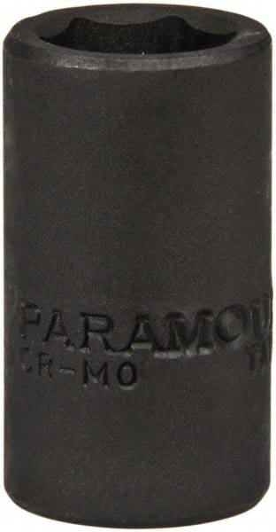 Paramount - 9mm Standard Impact Socket - 6 Points, 63/64" OAL - Top Tool & Supply