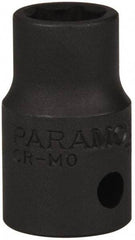 Paramount - 3/8" Drive 3/8" Standard Impact Socket - 6 Points, 1" OAL - Top Tool & Supply