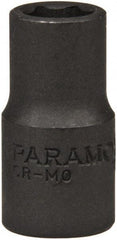 Paramount - 7mm Standard Impact Socket - 6 Points, 63/64" OAL - Top Tool & Supply