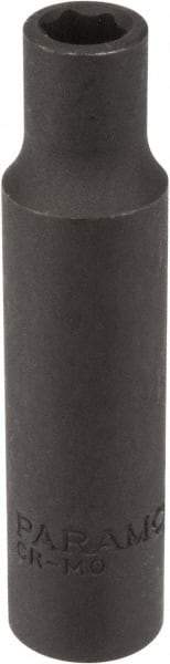 Paramount - 1/4" Drive 5mm Deep Impact Socket - 6 Points, 2" OAL - Top Tool & Supply