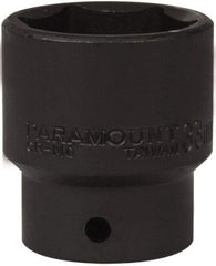 Paramount - 1/2" Drive 33mm Standard Impact Socket - 6 Points, 2" OAL - Top Tool & Supply