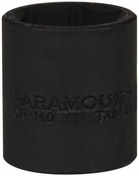 Paramount - 3/8" Drive 3/4" Standard Impact Socket - 6 Points, 1" OAL - Top Tool & Supply