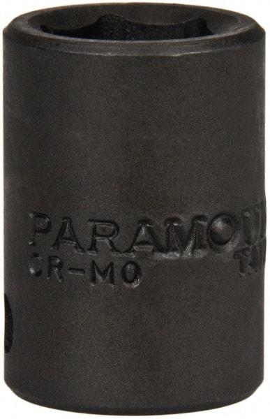 Paramount - 3/8" Drive 13mm Standard Impact Socket - 6 Points, 1" OAL - Top Tool & Supply