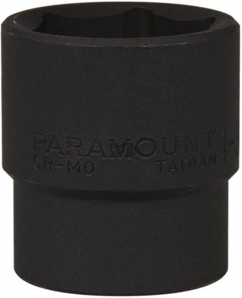 Paramount - 1/2" Drive 1-3/16" Standard Impact Socket - 6 Points, 2" OAL - Top Tool & Supply