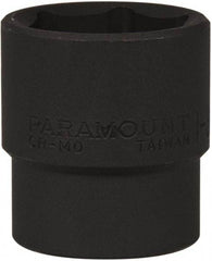 Paramount - 1/2" Drive 1-3/16" Standard Impact Socket - 6 Points, 2" OAL - Top Tool & Supply