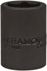 Paramount - 3/8" Drive 15mm Standard Impact Socket - 6 Points, 1" OAL - Top Tool & Supply