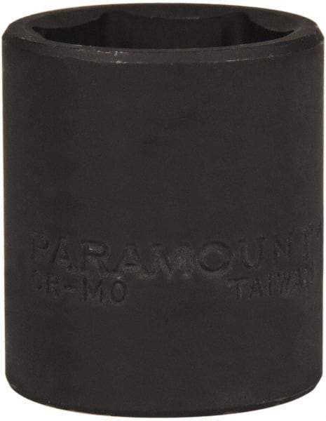 Paramount - 1/2" Drive 15/16" Standard Impact Socket - 6 Points, 1-1/2" OAL - Top Tool & Supply