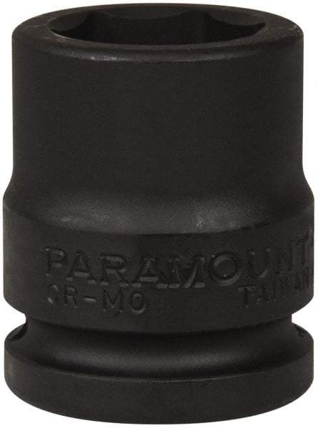 Paramount - 3/4" Drive 26mm Standard Impact Socket - 6 Points, 2-3/32" OAL - Top Tool & Supply