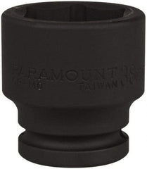 Paramount - 3/4" Drive 38mm Standard Impact Socket - 6 Points, 2-1/4" OAL - Top Tool & Supply