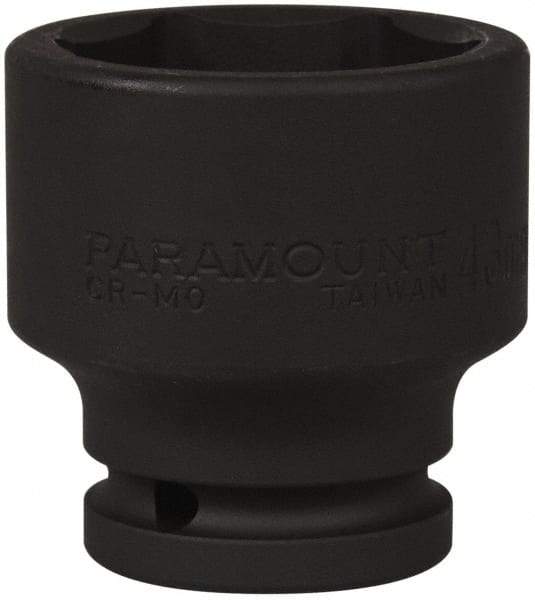 Paramount - 3/4" Drive 43mm Standard Impact Socket - 6 Points, 2-7/16" OAL - Top Tool & Supply