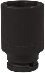 Paramount - 1/2" Drive 1-9/16" Deep Impact Socket - 6 Points, 3-1/2" OAL - Top Tool & Supply