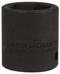 Paramount - 1/2" Drive 24mm Standard Impact Socket - 6 Points, 1-1/2" OAL - Top Tool & Supply