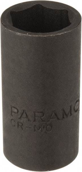 Paramount - 1/4" Drive 11/32" Standard Impact Socket - 6 Points, 7/8" OAL - Top Tool & Supply