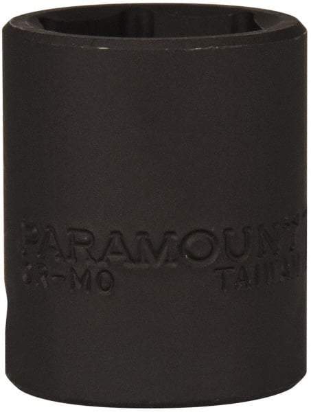 Paramount - 1/2" Drive 7/8" Standard Impact Socket - 6 Points, 1-1/2" OAL - Top Tool & Supply