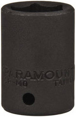 Paramount - 12mm Standard Impact Socket - 6 Points, 63/64" OAL - Top Tool & Supply