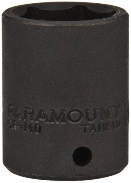 Paramount - 14mm Standard Impact Socket - 6 Points, 63/64" OAL - Top Tool & Supply