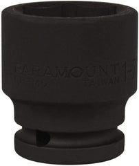 Paramount - 3/4" Drive 1-7/16" Standard Impact Socket - 6 Points, 2-1/4" OAL - Top Tool & Supply