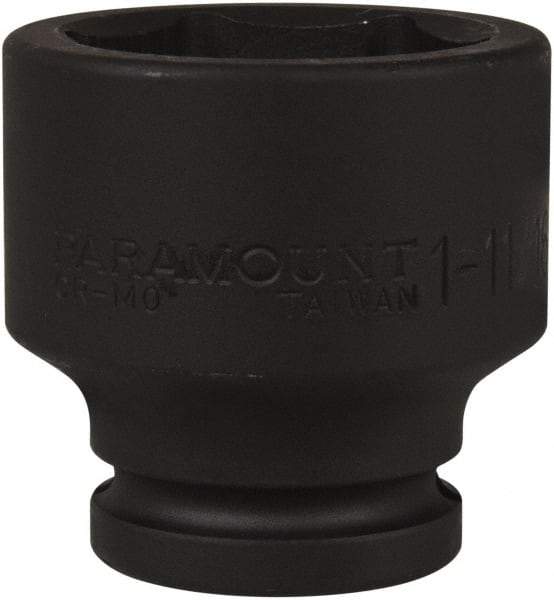 Paramount - 3/4" Drive 1-11/16" Standard Impact Socket - 6 Points, 2-7/16" OAL - Top Tool & Supply