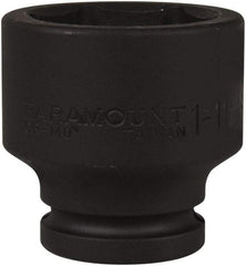 Paramount - 3/4" Drive 1-11/16" Standard Impact Socket - 6 Points, 2-7/16" OAL - Top Tool & Supply