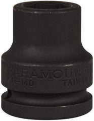 Paramount - 3/4" Drive 19mm Standard Impact Socket - 6 Points, 2" OAL - Top Tool & Supply