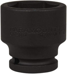 Paramount - 3/4" Drive 1-9/16" Standard Impact Socket - 6 Points, 2-9/32" OAL - Top Tool & Supply