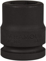 Paramount - 3/4" Drive 25mm Standard Impact Socket - 6 Points, 2-3/32" OAL - Top Tool & Supply