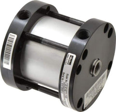 Parker - 2" Stroke x 2-1/2" Bore Double Acting Air Cylinder - 1/4 Port, 1/2-20 Rod Thread, -10 to 200°F - Top Tool & Supply