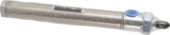 Parker - 4" Stroke x 3/4" Bore Double Acting Air Cylinder - 1/8 Port, 1/4-28 Rod Thread, 250 Max psi, 14 to 140°F - Top Tool & Supply