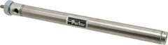 Parker - 8" Stroke x 3/4" Bore Double Acting Air Cylinder - 1/8 Port, 1/4-28 Rod Thread, 250 Max psi, 14 to 140°F - Top Tool & Supply