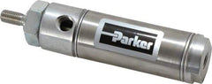 Parker - 1" Stroke x 1-1/16" Bore Double Acting Air Cylinder - 1/8 Port, 5/16-24 Rod Thread, 250 Max psi, 14 to 140°F - Top Tool & Supply