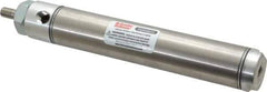 Parker - 4" Stroke x 1-1/16" Bore Double Acting Air Cylinder - 1/8 Port, 5/16-24 Rod Thread, 250 Max psi, 14 to 140°F - Top Tool & Supply