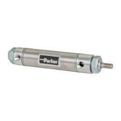 Parker - 2" Stroke x 1-1/16" Bore Double Acting Air Cylinder - 1/8 Port, 5/16-24 Rod Thread, 250 Max psi, 14 to 140°F - Top Tool & Supply