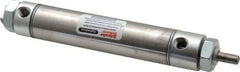 Parker - 3" Stroke x 1-1/16" Bore Double Acting Air Cylinder - 1/8 Port, 5/16-24 Rod Thread, 250 Max psi, 14 to 140°F - Top Tool & Supply