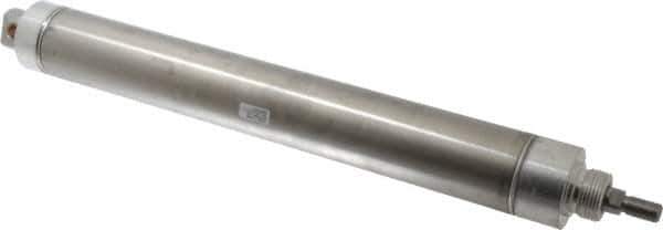 Parker - 12" Stroke x 2" Bore Double Acting Air Cylinder - 1/4 Port, 1/2-20 Rod Thread, 250 Max psi, 14 to 140°F - Top Tool & Supply