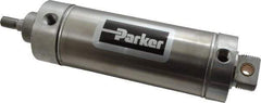 Parker - 4" Stroke x 2-1/2" Bore Double Acting Air Cylinder - 1/4 Port, 1/2-20 Rod Thread, 250 Max psi, 14 to 140°F - Top Tool & Supply