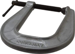 Wilton - Light-Duty 2-1/2" Max Opening, 4-3/4" Throat Depth, Ductile Iron Standard C-Clamp - 1,600 Lb Capacity, 0" Min Opening, Extra Deep Throat - Top Tool & Supply