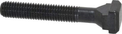 Gibraltar - M10 x 1.5, 45mm Thread Length, 10mm Slot Width, Black Oxide, Steel T Slot Bolt - 63mm Length Under Head, Grade 10.9, 15mm Head Width x 6mm Head Height - Top Tool & Supply