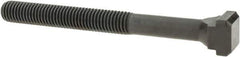 Gibraltar - M10 x 1.5, 60mm Thread Length, 10mm Slot Width, Black Oxide, Steel T Slot Bolt - 100mm Length Under Head, Grade 10.9, 15mm Head Width x 6mm Head Height - Top Tool & Supply