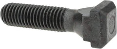 Gibraltar - M12 x 1.75, 35mm Thread Length, 12mm Slot Width, Black Oxide, Steel T Slot Bolt - 50mm Length Under Head, Grade 10.9, 18mm Head Width x 7mm Head Height - Top Tool & Supply