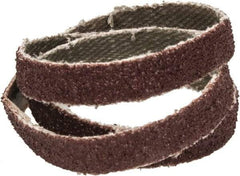 Tru-Maxx - 1/4" Wide x 12" OAL, 80 Grit, Aluminum Oxide Abrasive Belt - Aluminum Oxide, Medium, Coated - Top Tool & Supply