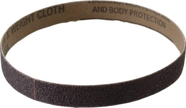 Tru-Maxx - 1/2" Wide x 12" OAL, 60 Grit, Aluminum Oxide Abrasive Belt - Aluminum Oxide, Medium, Coated - Top Tool & Supply