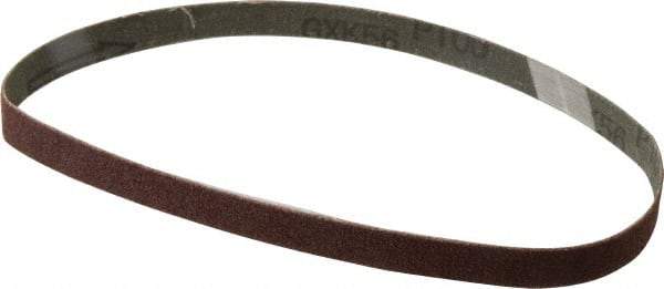 Tru-Maxx - 1/2" Wide x 18" OAL, 100 Grit, Aluminum Oxide Abrasive Belt - Aluminum Oxide, Fine, Coated - Top Tool & Supply