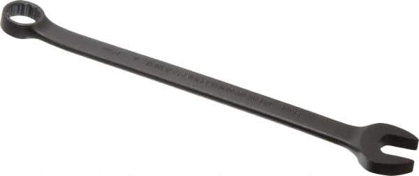 Proto - 14mm 12 Point Combination Wrench - 15° Offset Angle, 8-5/8" OAL, Steel, Black Finish - Top Tool & Supply