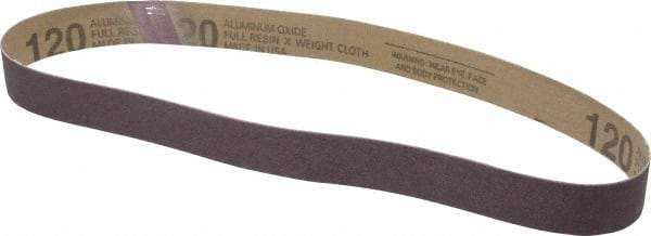 Tru-Maxx - 1" Wide x 30" OAL, 120 Grit, Aluminum Oxide Abrasive Belt - Aluminum Oxide, Fine, Coated - Top Tool & Supply