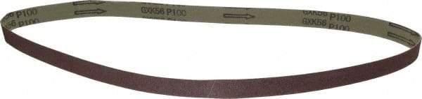 Tru-Maxx - 1" Wide x 42" OAL, 100 Grit, Aluminum Oxide Abrasive Belt - Aluminum Oxide, Fine, Coated - Top Tool & Supply